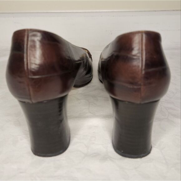 80s Escada Suede Leather Pumps - Picture 8 of 14